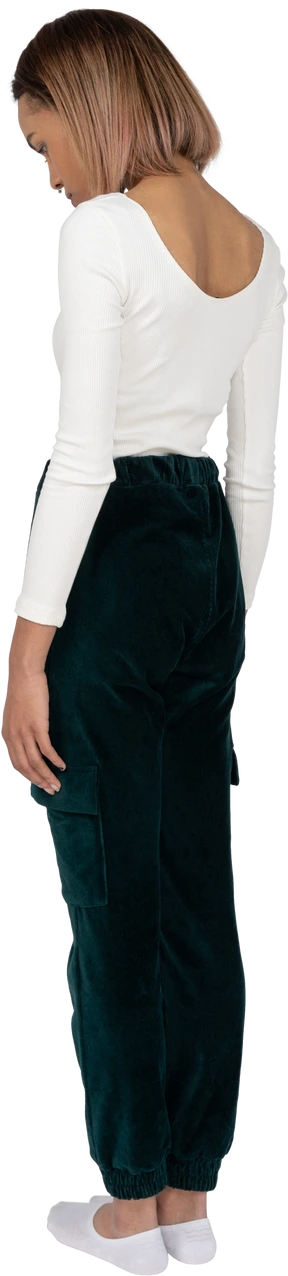 Woman in casual clothes standing