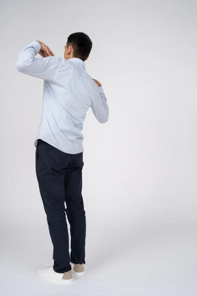 Man in casual clothes standing