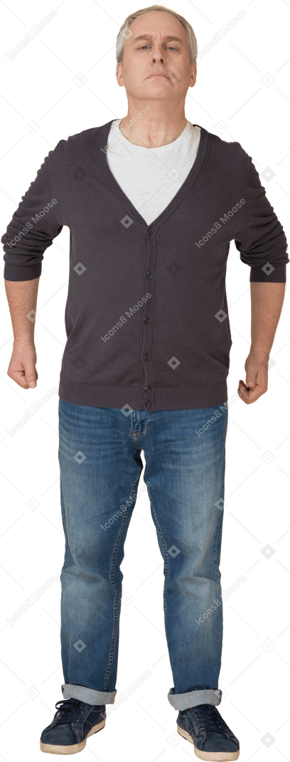 Man in casual clothes standing