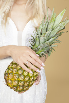 Ananas é uma boa opção para um doce deleite também