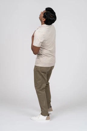 Man in casual clothes standing