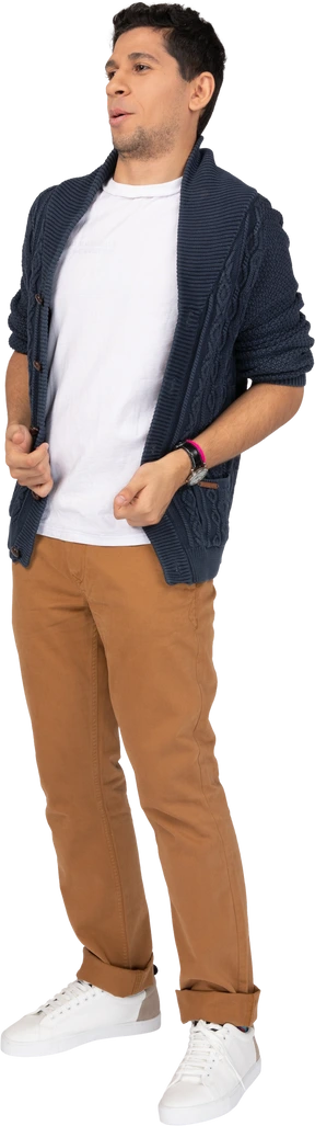 Man in casual clothes standing