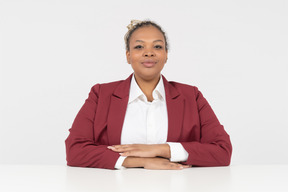 Portrait of an african-american female office worker