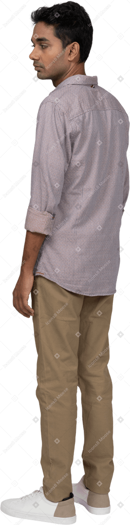 Man in casual clothes standing