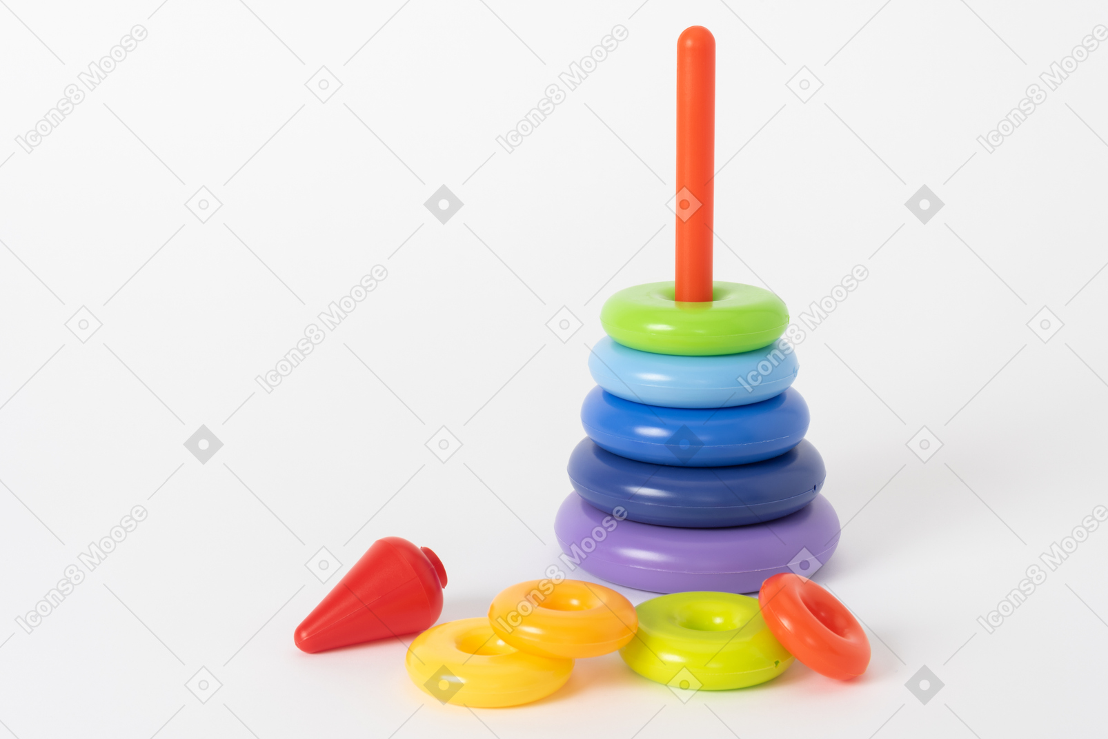 Ring stacker toy