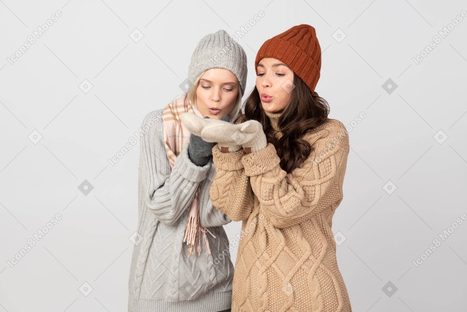 El clima del suéter es aún mejor cuando estamos juntos