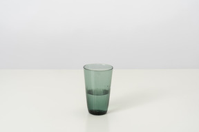 A glass of cold water, designed in a simple style and form