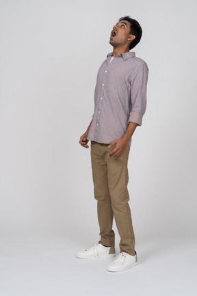 Man in casual clothes standing