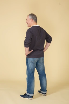 Man in casual clothes standing