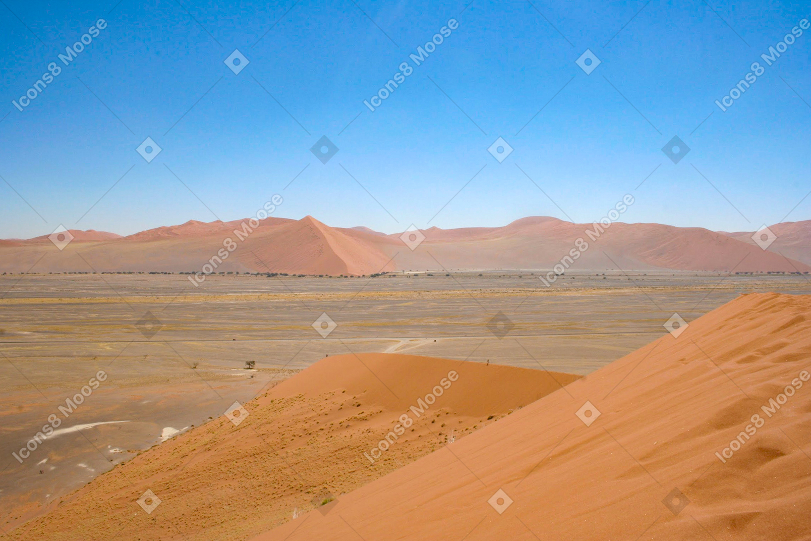 Dunes and blue sky