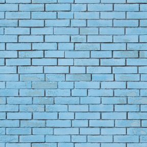 Texture de mur de briques bleues