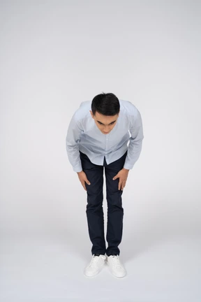 Man in casual clothes standing