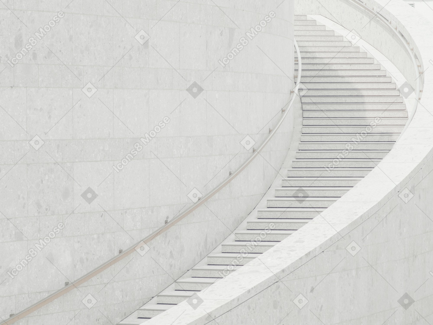 Stairs in a modern building