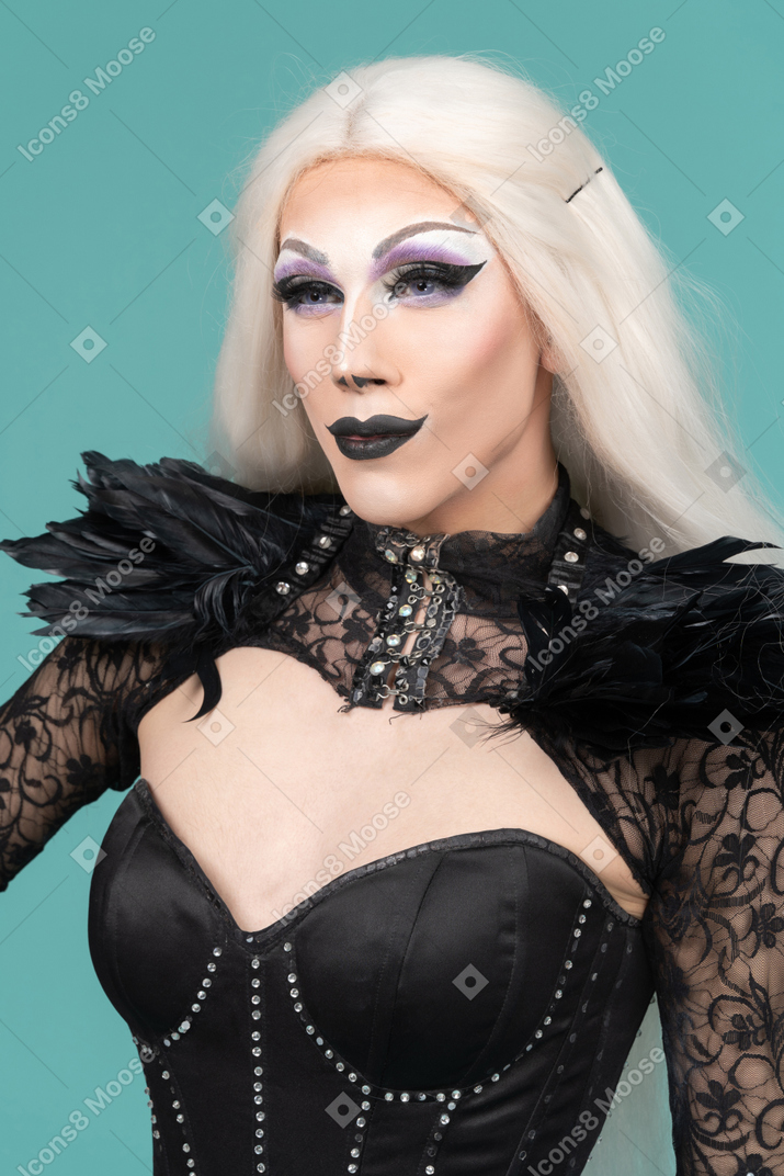 Portrait de drag queen