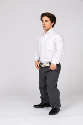 Hombre serio