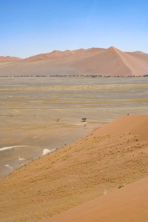 Dunes and blue sky