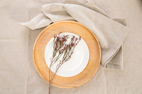 Todo bien y listo para una agradable cena