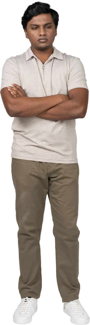 Man in casual clothes standing