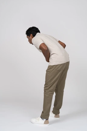 Man in casual clothes standing