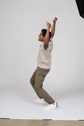 Man in casual clothes standing