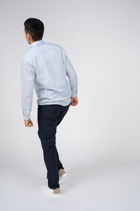 Man in casual clothes standing