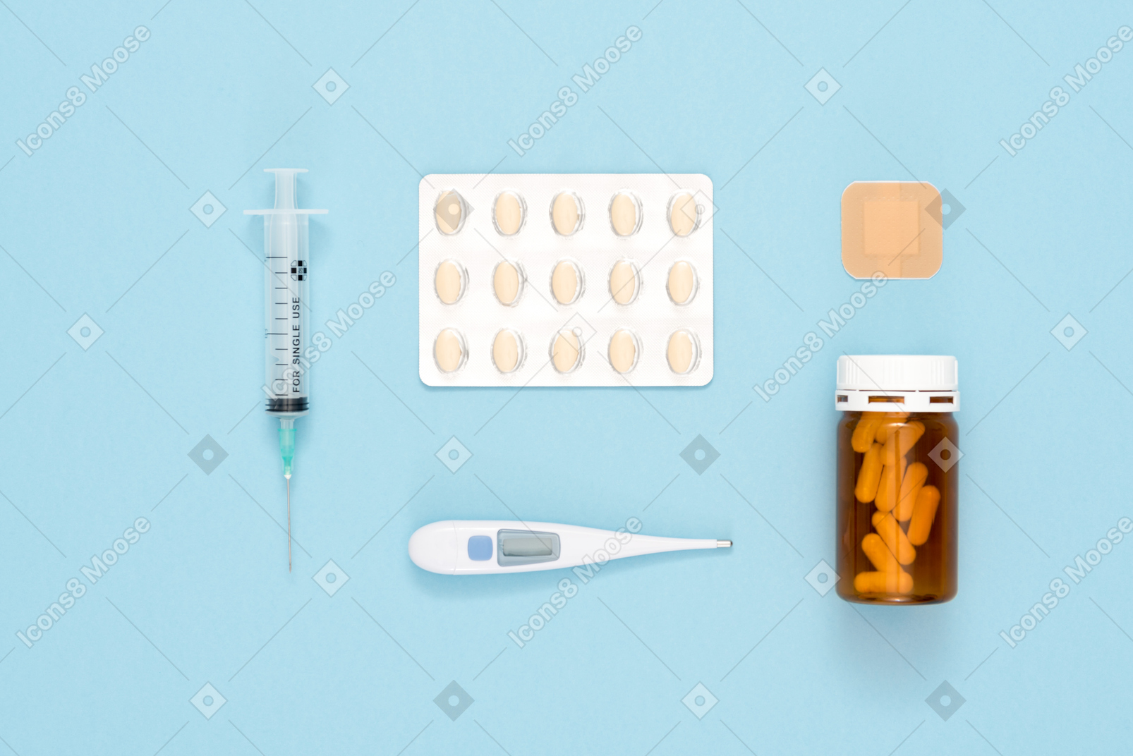Blister pack of pills