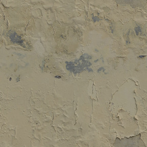 Muro di intonaco screpolato beige