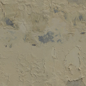 Mur de plâtre fissuré beige