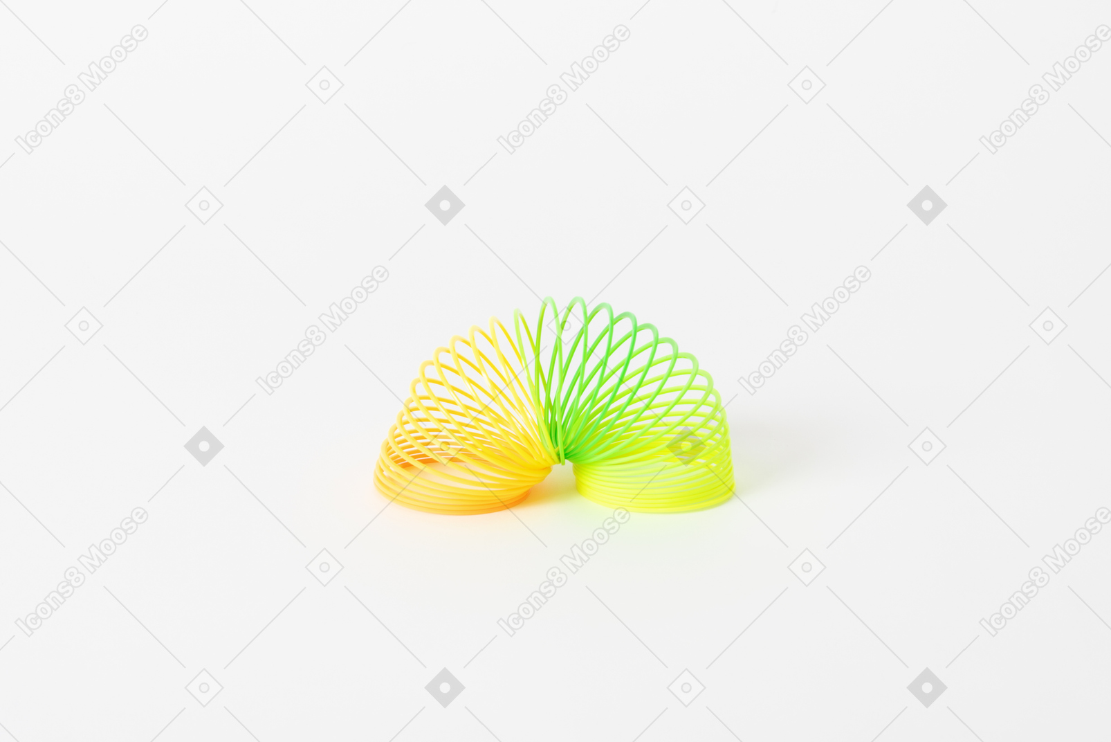 Colorful slinky toy