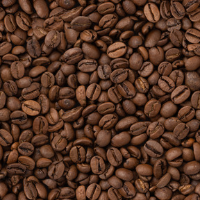 Gebratene kaffeebohnen