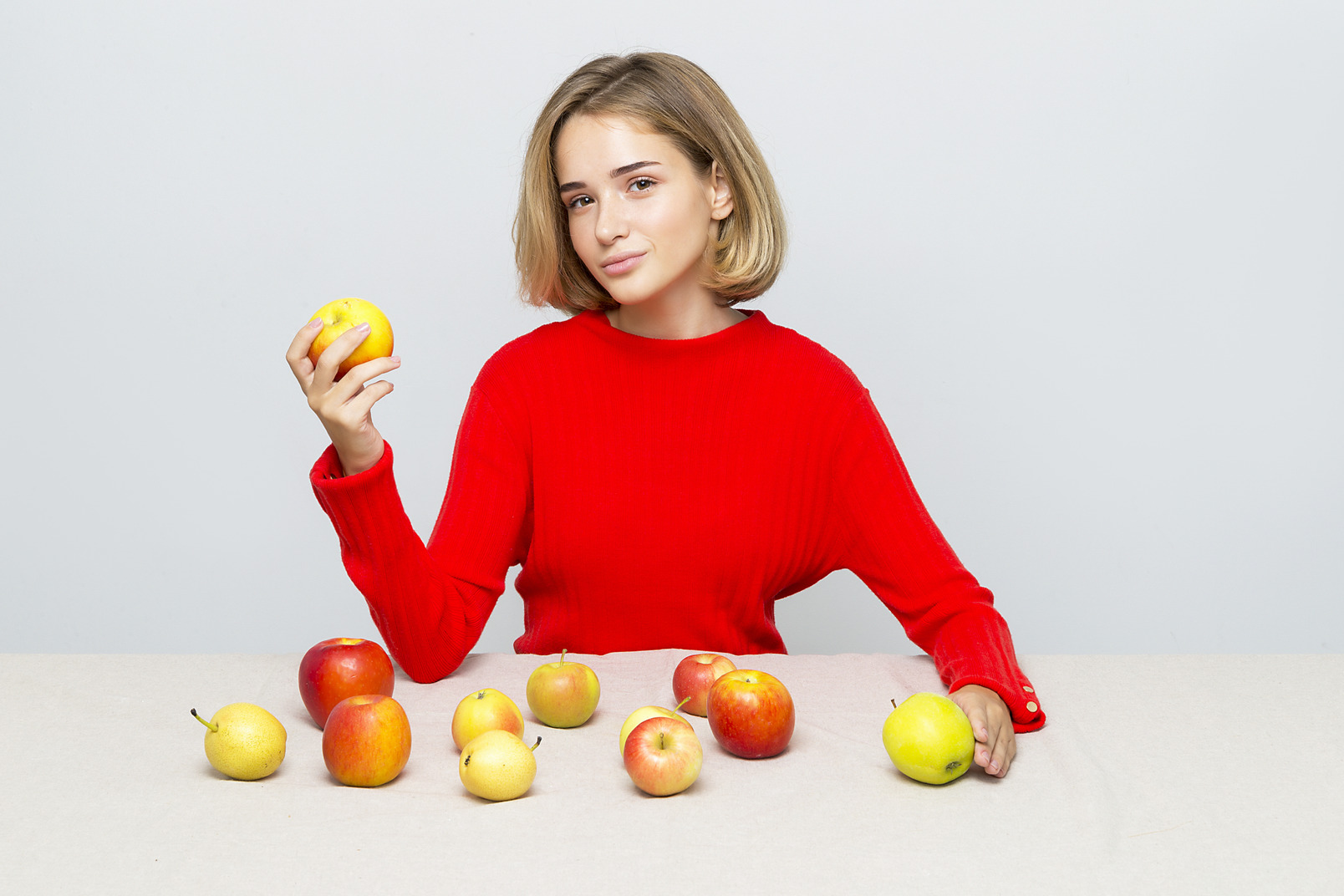 This is 'apple and knitted sweaters' time of the year