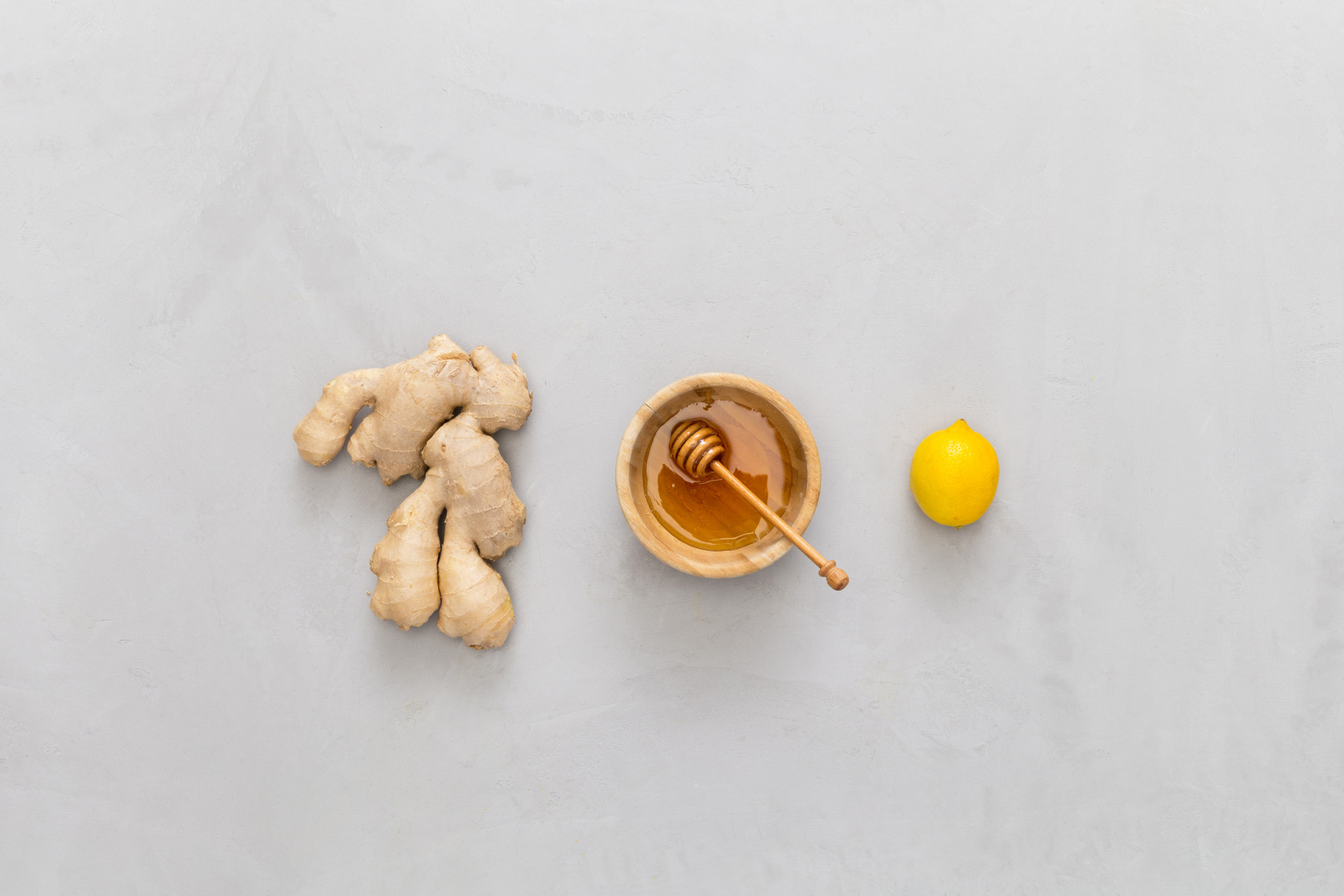 Ginger, honey and lemon
