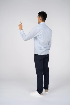 Man in casual clothes standing