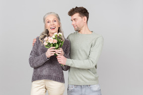 Mamie, vous êtes tellement génial!