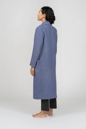 Today's fashion decision is totally about blue coat