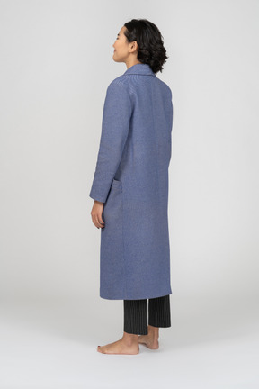 Today's fashion decision is totally about blue coat