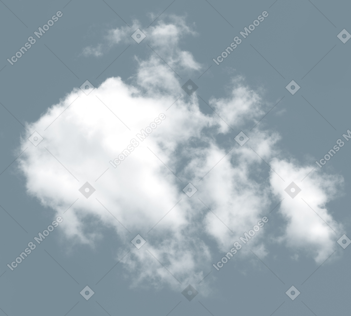 云在天空中
