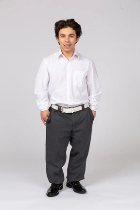 Man smiling