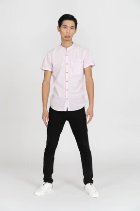 Man in casual clothes standing