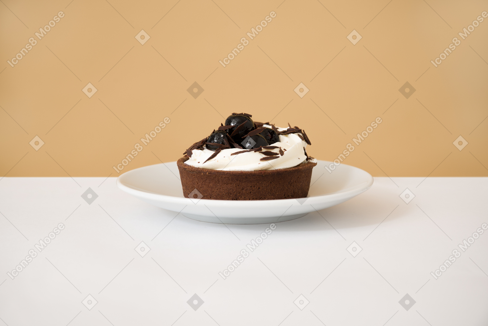 Pastel de chocolate baya