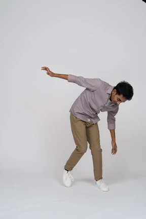 Man in casual clothes standing