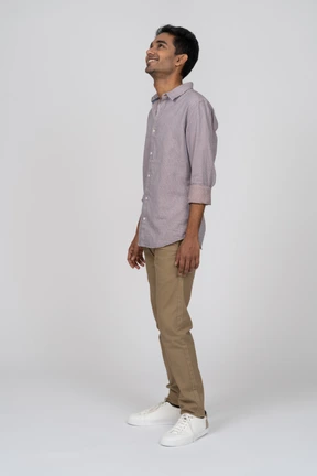 Man in casual clothes standing
