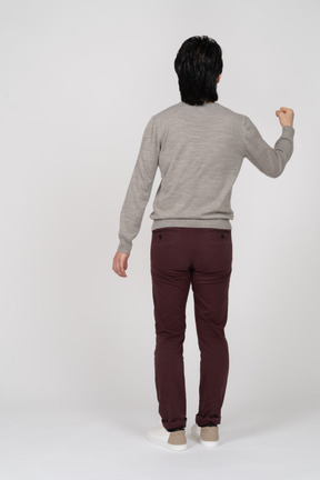 Man in casual clothes standing