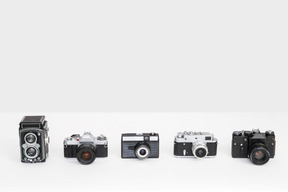 Five retro cameras