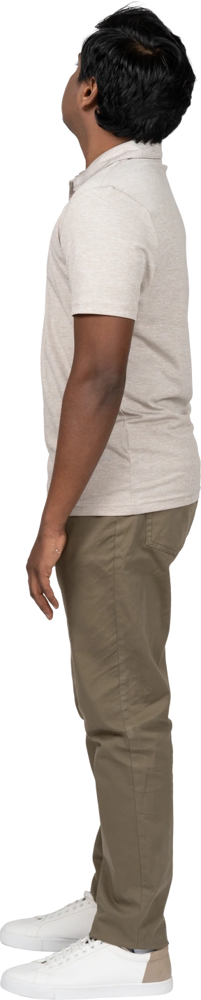 Man in casual clothes standing