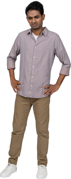 Man in casual clothes standing