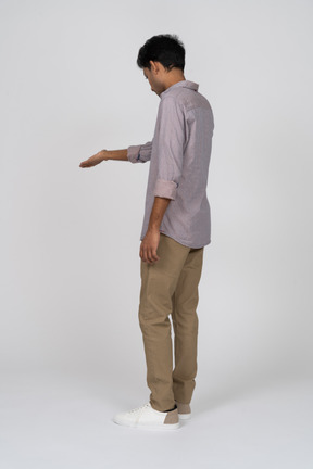 Man in casual clothes standing