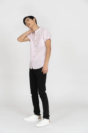 Man in casual clothes standing