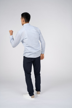 Man in casual clothes standing