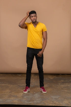 Man in casual clothes standing